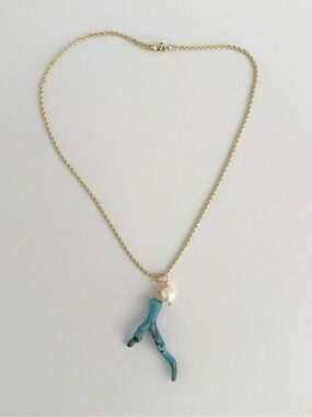 Coral Blue Necklace